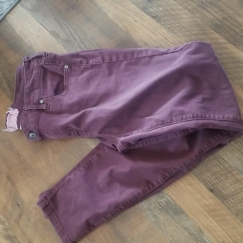 Altar'd State Jean Leggings Plum
